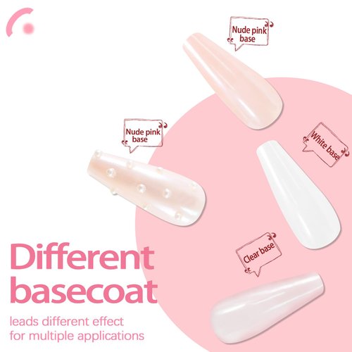 Allstarry White Pearl Chrome Nail Powder, Iridescent Aurora Powder Metallic Mirror Effect Glitter Powder Pearlescent Ice Transparent Mermaid Pigment Pearl Glitter Dust Kit for Nail Art Decoration