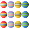 12 Pack Foam Cat Toy Balls Cat Foam Soccer Ball Pet Foam Ball Soft Cats Toys Sponge Balls Colorful Quiet Eva Interactive Toy Ball for Kitten Dog Puppy Indoor Activity Play Chase Training Chewing