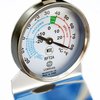 Comark RFT2AK Refrigerator/Freezer Thermometer Stainless Steel Construction, Grey