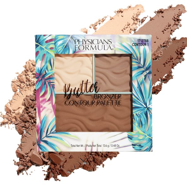 Physicians Formula Butter Bronzer Contour Palette, Light/Medium, 0.48 Ounce (Pack of 1)