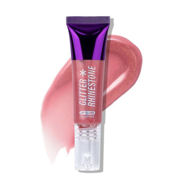 SWETIYOU Shimmer Lip Gloss, Bling Lip Gloss, Long Wear High Shine Glitter Lip Gloss, Non Sticky Diamond Glitter Lip Gloss, Long Lasting Shine & Fuller-Looking Lip Makeup(03)