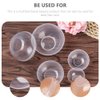 FOMIYES 30pcs Face Mixing Bowl Homemade Facial Bowl DIY Face Applicator Cosmetics Supplies Spa Beauty Tool for DIY Massage Body Transparent S