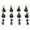 Aoerzn 8Pcs Premium TR413 Tubeless Tire Valve Stems, Black Rubber Snap-in Tire Valve Stem, Universal for Tubeless 0.453 inches 11.5mm Rim Holes