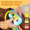 JOYIN Baby Car Keys Teether - Toddlers Sensory Learning Toy w/Music & Lights - Musical Baby Toys for Travel - Birthday Gifts for Baby Age 10+ Months