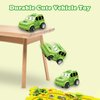 Puzzle Track Car Play Set - DIY Car Tracks Children's Educational Puzzle Board with Electric Vehicle Toy for Toddler Boys Kids Gift (Dinosaur-5PCS)