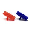 Little Dreams Hair Scalp Brush for Hair to Remove Dandruff, Shower Shampoo Scalp Brush Scalp Massage Brush Pack of 2 (Blue & Red)