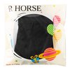 R HORSE 6Pcs Pot Holder with Pocket for Kitchen Black Pocket Pot Holder Set Cotton Heat Resistant Potholder Terry Cloth Coaster Kitchen Hot Pad Oven Mitts Hot Pads Trivet for Baking Cooking 7''x9''