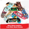Tech Deck, DLX Pro 10-Pack of Collectible Fingerboards, for Skate Lovers, Kids Toy for Ages 6 and up