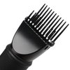 Segbeauty Blow Dryer Comb Attachment, Black Brush Attachments for Hair Dryer Concentrator Nozzle 1.57-1.97", Pro Hairdressing Styling Salon Tool for Straightening Detangling Fine Curly Natural Hair