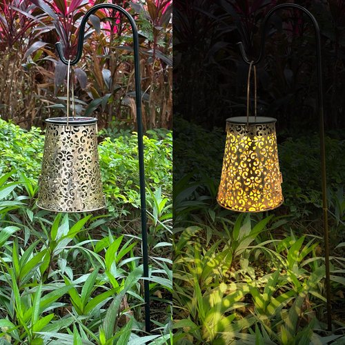 Solar Watering Can Fairy Lights Outdoor Garden Decor, Waterproof Yard Art Hanging Lanterns Patio Lawn Ornaments Front Porch Decorative Outside, Mothers Day Birthday Gifts for Mom Grandma Women