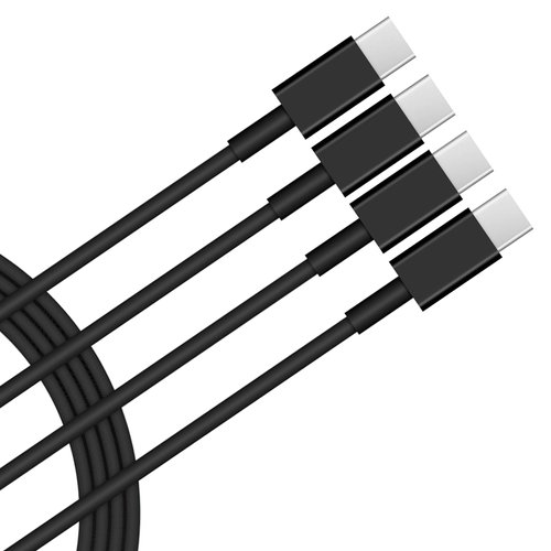 Tek Styz PRO 2Pack USB-C 50W/5A Compatible with VW 2020 Golf 8 for 5Gbps Data and Hi-Powered Charging Cable (Black 1.5M/5ft)