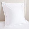 European Square Pillow Shams Set Of 2 Pillowcase Euro Shams 28X28 White Pillow Covers Premium 600 TC European Pillow Shams 100% Soft Egyptian Cotton Gorgeous Euro Size Decorative Pillow Cover/Cases