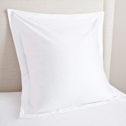 European Square Pillow Shams Set Of 2 Pillowcase Euro Shams 28X28 White Pillow Covers Premium 600 TC European Pillow Shams 100% Soft Egyptian Cotton Gorgeous Euro Size Decorative Pillow Cover/Cases