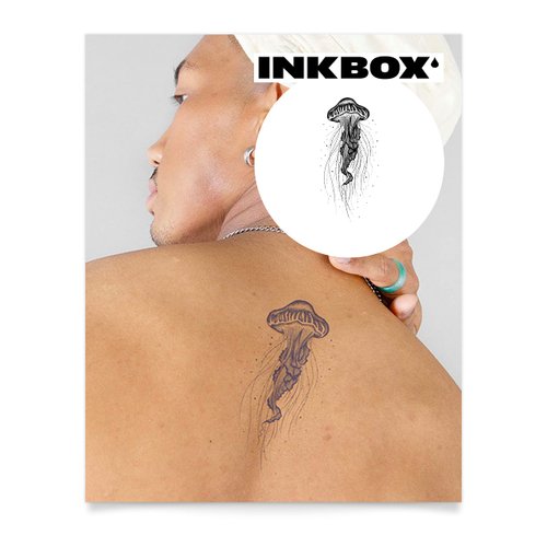 Inkbox Temporary Tattoos, Semi-Permanent Tattoo, One Premium Easy Long Lasting, Water-Resistant Temp Tattoo with For Now Ink - Lasts 1-2 Weeks, Extraordinary, 6 x 3 in