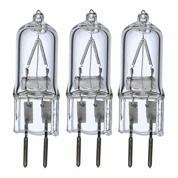 The Gel Candle Company 3 Pack - Replacement Dimmable Halogen Bulbs for Aroma Warmers Only - 2 pins 120 Volt 35 Watt G5.3 Base ONLY for Warmers Aroma Lamps Melts Fragrance Oils