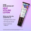 Better Natured Heat-Styling Blow Dry Lotion for Anti-Frizz Hair Treatment - contains Coconut, Tahitian Palm, and White Orchid, 5.1 Fl Oz