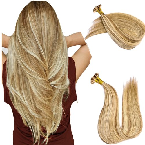 KiiKiiGirl Virgin U Tip Hair Extensions -U Tip Hair Extensions Human A18613# U Tip Hair Extensions Human Hair, U Tip Hair Extensions Real Human Hair,U Tip Extensions Human 14 Inch 30g/pack