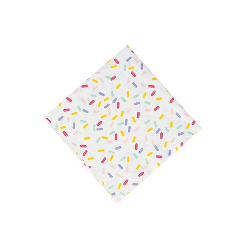 Donut Sprinkles Beverage Napkins - Party Supplies - 16 Pieces