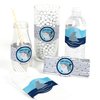 Big Dot of Happiness Shark Zone - DIY Party Supplies - Jawsome Shark Party or Birthday Party DIY Wrapper Favors and Decorations - Set of 15