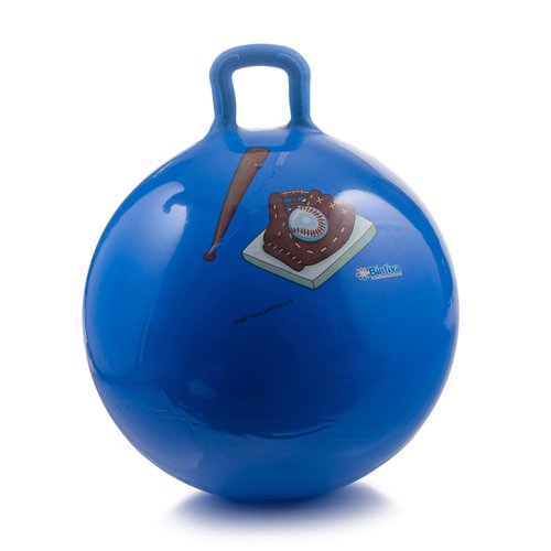 Hippity Hop 55cm Including Free Foot Pump, for Children Ages 6 & Up, Space Hopper, Hop Ball Bouncer