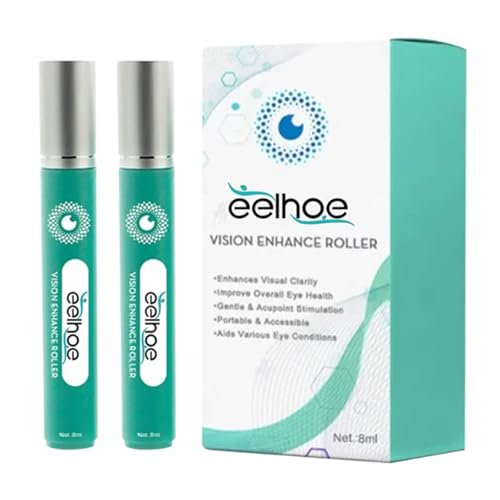 Vision Enhance Roller, Vision Enhance Massage Roller, Enhances Visual Clarity, Relieves Tired and Dry Eyes, Vision Enhance Roller for Women and Men, for Play Games, Stay Up and Work