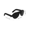 SEWACC 60pcs Doll Sunglasses Mini Sunglasses for Crafts Miniature Black Sunglasses Doll Dress up Eyeglasses Mini Doll Costume Accessories for Dollhouse Decoration