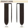 SOFEIYAN Long Straight Ponytail Extension 24 inch Wrap Around Ponytail Synthetic Hair Extensions Clip in Ponytail Hairpiece for Women, Medium Brown