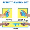 BENSE Stocking Stuffers Party Favors for Kids, Fun and Realistic Squishy Dinosaur, Autism Sensory Product