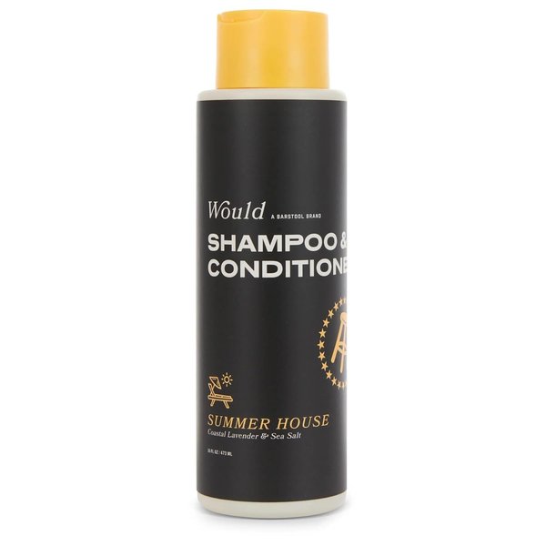 WOULD Men's Dual Action 2-in-1 Shampoo and Conditioner - Summer House Scent, 16 Oz, 1 Pack
