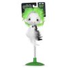 Beetlejuice Feathers Suction Swatter Cat Toy - 10.5 Inch with Feather Feature - Perfect for Indoor Cats and Kittens - Swatting Toy for Cats