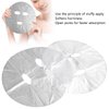 100pcs Facial Mask Paper Film DIY Disposable Facial Plastic Wrap Retention Facial Mask Sheet Wrap for Spa Skin Care Moisturizing