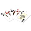 DA VINCI Palermo, Italian 100% Plastic Playing Cards, 2 Deck Set with Hard Shell Case and 2 Cut Cards (Poker Size Jumbo Index)