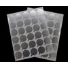 Disposable Eyelash Extension Adhesive Aluminum Foil Glue Pallet Sticker Pads 2.1 cm (300 Pieces,10 Sheets)