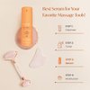 PLANTIFIQUE Korean Vitamin C Face Massage Serum - Perfect for Gua Sha Facial Tools - Collagen & Peptides for Ultimate Hydration and Anti-Aging Glow - Even Skin Tone