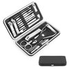 Manicure Set - HEMOUR 19 in 1 Stainless Steel Manicure Set, Professional Beauty Set, Nail Care Set Leather Case, Great Gift For Men And Women