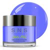 SNS Nail Dip Powder, Gelous Color Dipping Powder - Iguacu Falls (Blue/Cobalt, Cream) - Long-Lasting Dip Nail Color Lasts 14 Days - Low-Odor & No UV Lamp Required - 1 OZ