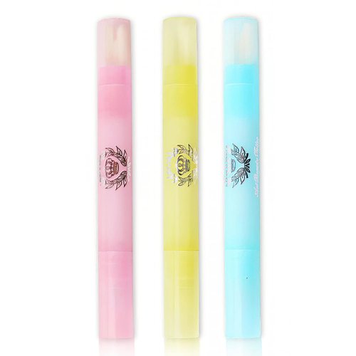 3 PCS Nail Polish Remover Pen Polish Cuticle Clean Up Pen Remover Mistakes Cleaner Nail Edge Cleaning Pen for Nail DIY Design or Salon Use Nail Art Tools