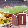 100pcs Football Paper Napkins, Football Party Guest Napkins, 3-Ply Sports Party Disposable Hand Towels Napkins, Football Theme Party Towel for Football Birthday Party Favors