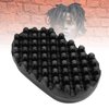 Curling Twisted Hair Brush, Comb, Two Sided Use Hair Tool Washable Rubber Styling Tool Foam Sponge Big and Small Holes for Home and Salon Use