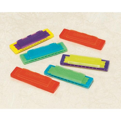 Amscan Party Favors Mini Harmonica-1 Piece, 3 3/8" x 7/8", Assorted Color