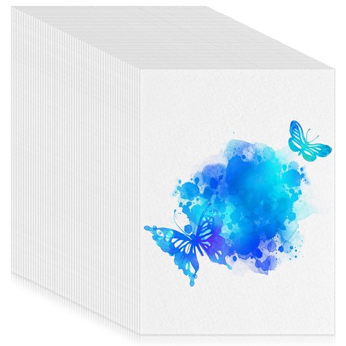 Sabary 250 Sheets Watercolor Paper Bulk White Cold Press Paper Pack Water Color Paper for Kids White Sketch Painting Watercolor Paper Paint Paper for Students Artists Drawing Supplies(5 x 7 Inch)