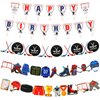 5 Pieces Ice Hockey Birthday Decorations Hockey Party Favors Ice Hockey Birthday Banners Hockey Birthday Party Supplies Hockey Decor Hockey Fans Birthday Themed Party Decorations Supplies