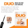 DUO Brush-On Strip Lash Adhesive, Dark Tone, 0.18 oz, 2-Packs