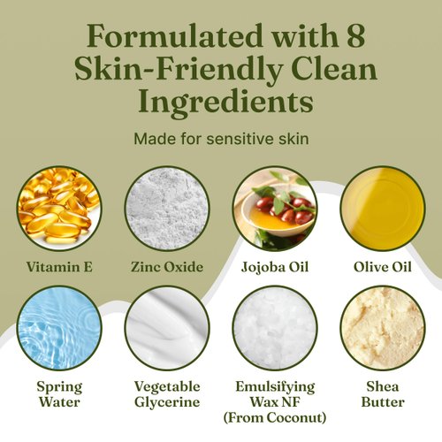 Second Layer Organics - All Natural SPF 32 Sunscreen Body Lotion | Vegan & Reef Safe | Broad Spectrum UVA/UVB | Mineral based with Shea Butter & Vitamin E