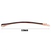 Yishenyishi Pack of 10 Curved Jumbo Bobby Pins,Hair Clips (Brown-10pcs)