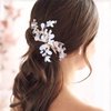 Daisy & Olive | Bridal Hair Comb Clip | Wedding Hair Accessories for Bride Bridesmaid | Hair jewelry | Wedding Jewelry for Bride | Flower Hair Clip | Bridal Headpieces for wedding