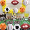 HILAVO Sports Foil Balloon Set, 16PCS Baseball Balloons Soccer Balloons Basketball Balloons Football Balloons Sports Birthday Party Decorations for Boys Birthday Baby Shower Sports Themed Party
