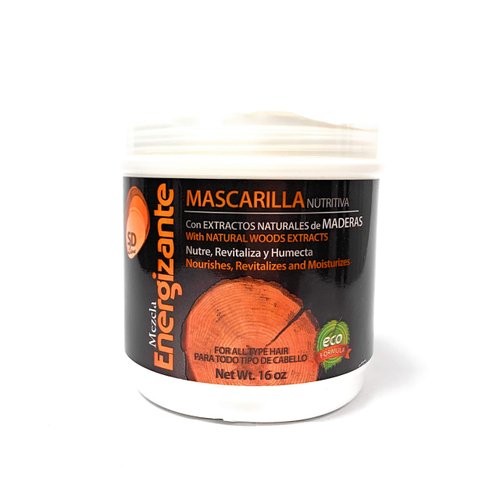 Energizante Nutritive Hair Mask - Natural Mix From Wood Extracts - Nourishes, Revitalizes, and Moisturizes - For All Hair Types (16 Ounce)