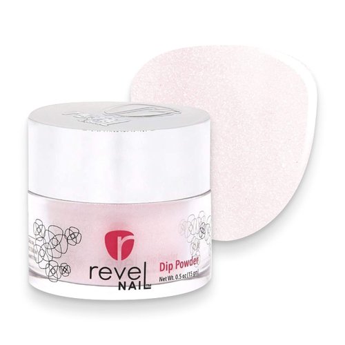 Revel Nail Dip Powder - Pink Powder Dip Nail Polish, Chip Resistant Dip Nail Powder with Vitamin ...
