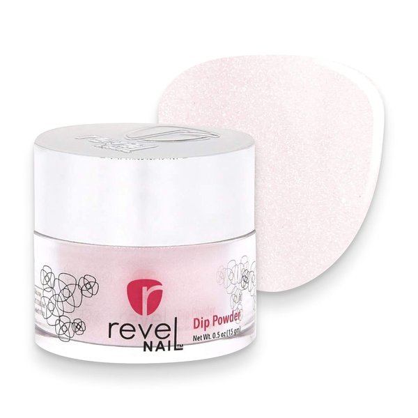 Revel Nail Dip Powder - Pink Powder Dip Nail Polish, Chip Resistant Dip Nail Powder with Vitamin E and Calcium, DIY Manicure, Lovely